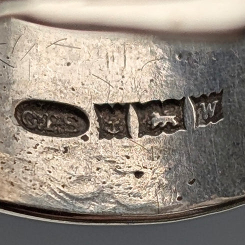 1971 英國復古維多利亞風格純銀戒指(9 號)